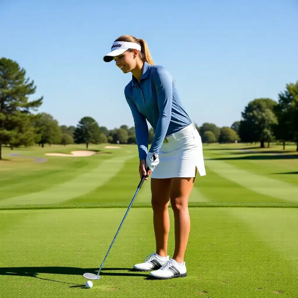 Clique Women Blue Long Sleeve Performance Polo Shirt Golf Activewear Size L NWT